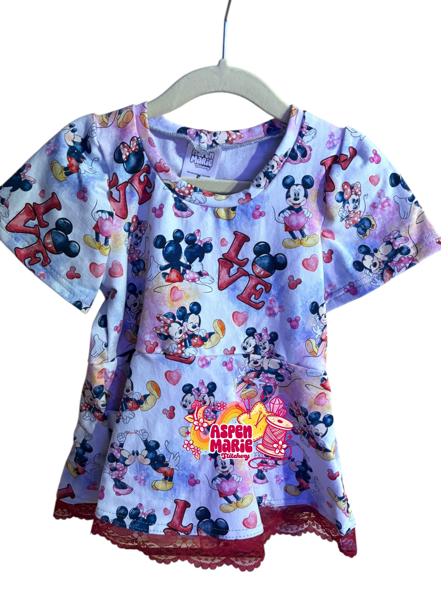 Size 5 Mouse Peplum