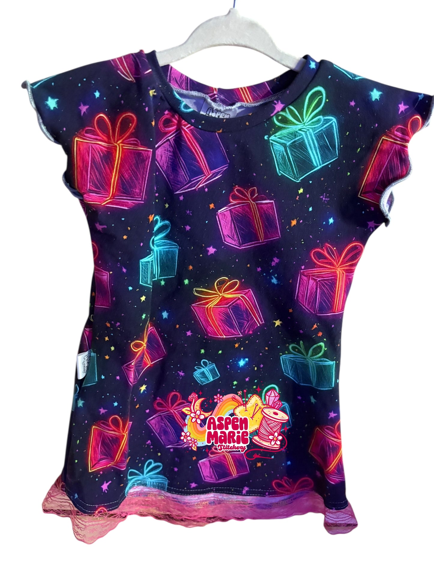 Size 2 Neon Gift Tshirt Dress