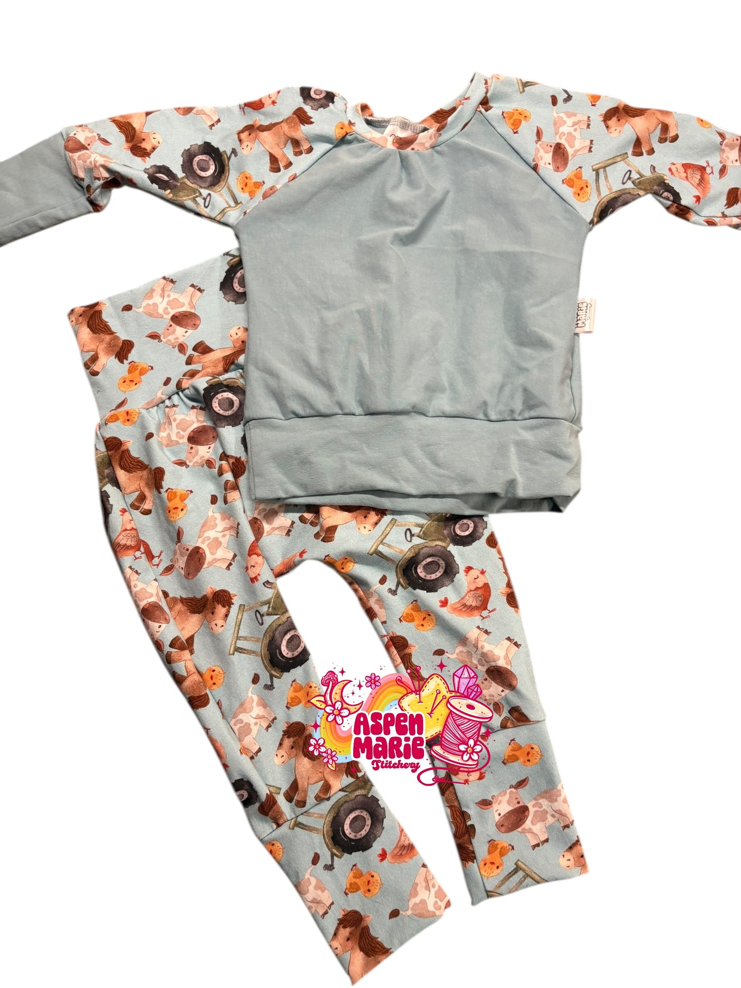 Size 3-12m Farm Crew & Joggers