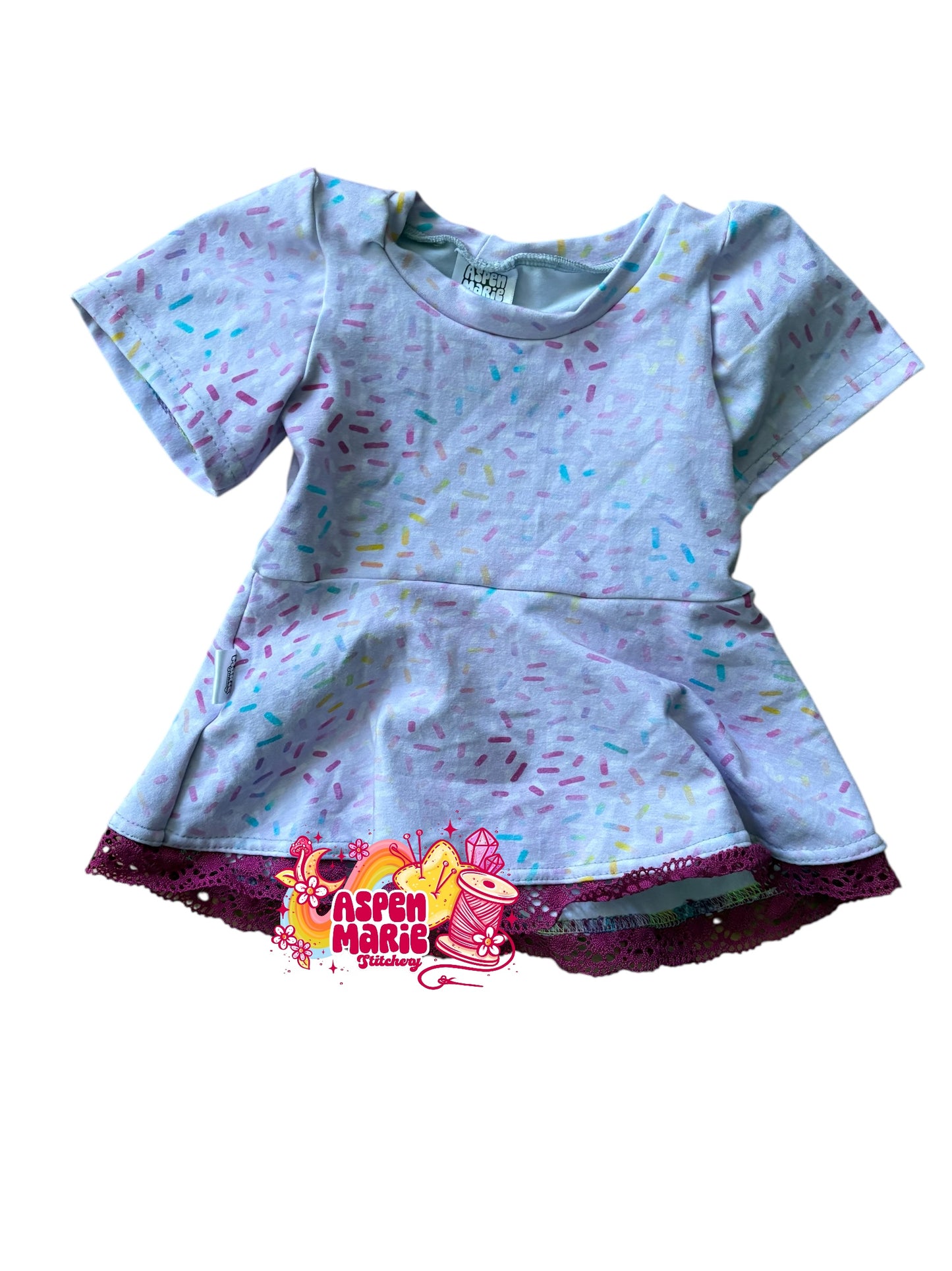 Size 2 Sprinkle Peplum