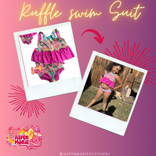 Custom Order - Ruffle Two Piece Swim