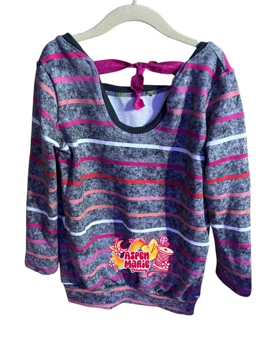 Size 3 Pink Stripe Sweater Dress