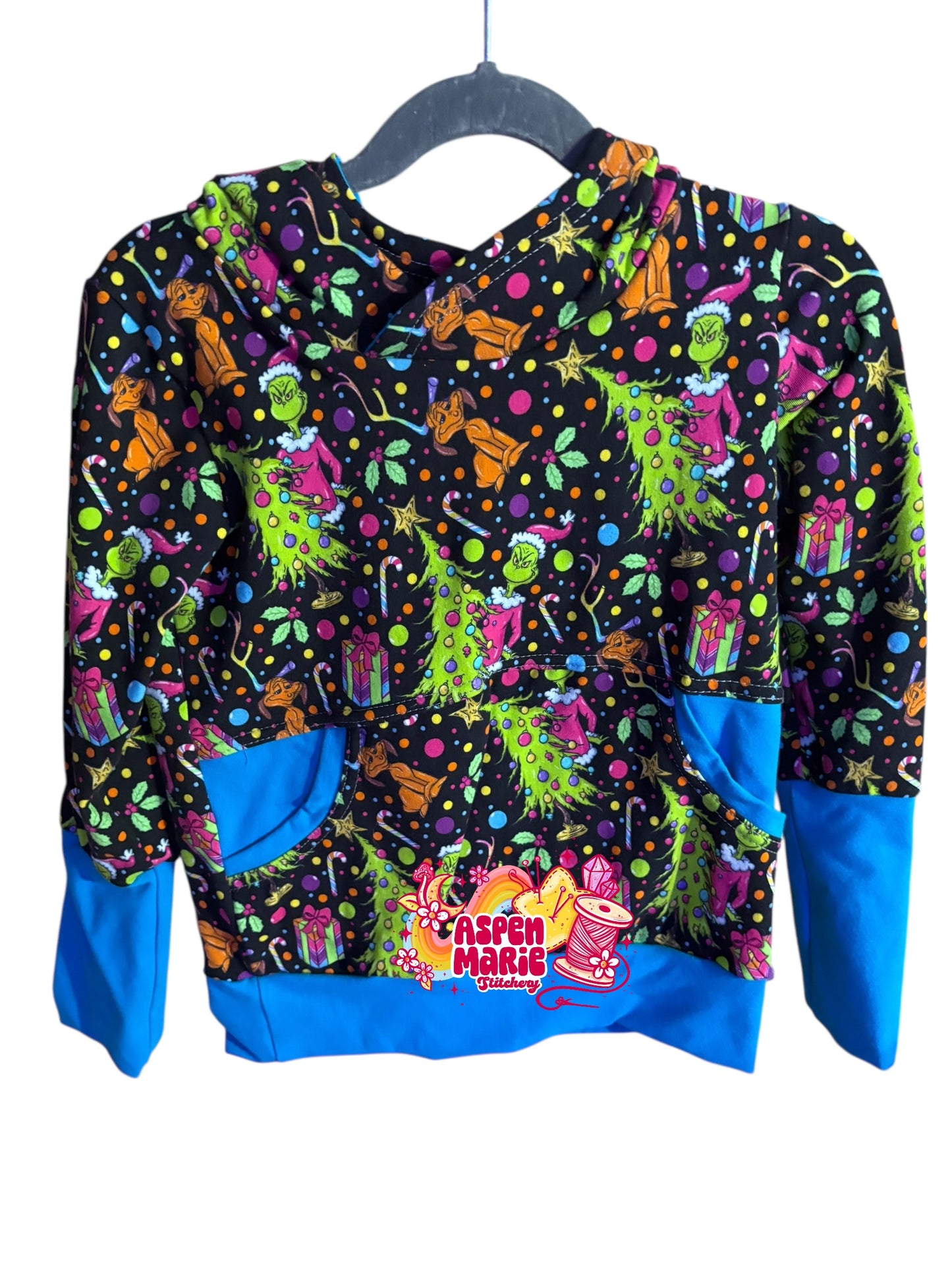 Size 4-7 Neon Grump Hoodie