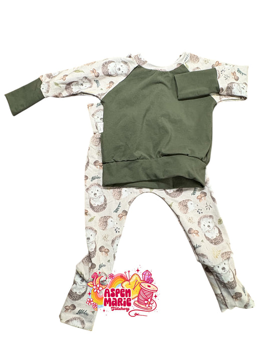 Size 6-18m Hedgehog Crew & Joggers