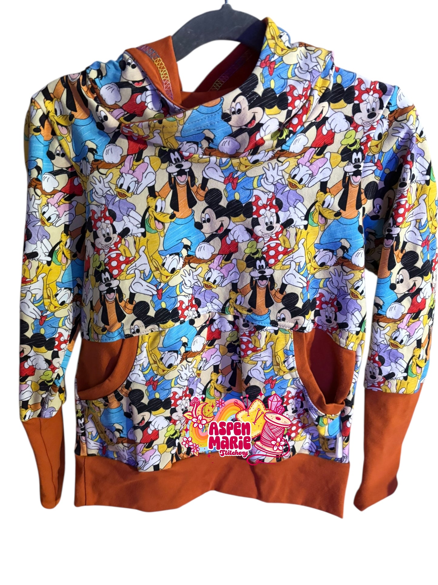 Size 3-6 Mouse Friends Hoodie