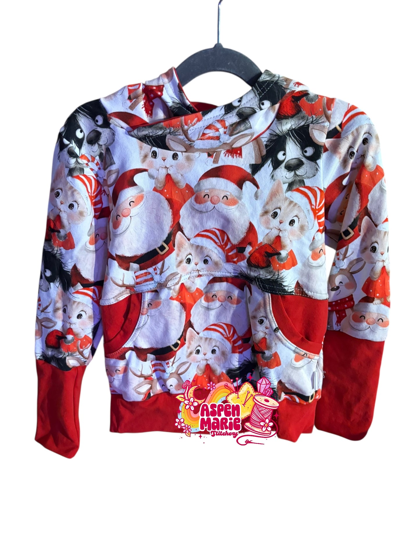 Size 3-6 Xmas Hoodie