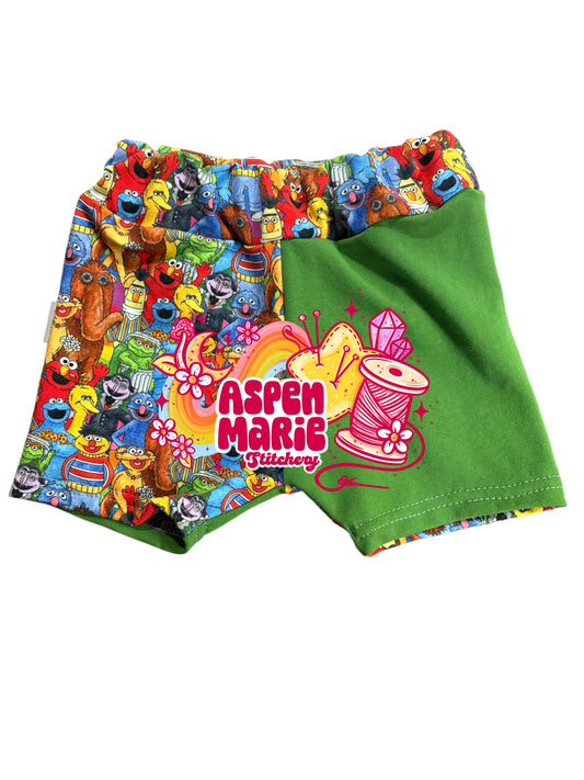 Size 2 Sesame Street Shorts