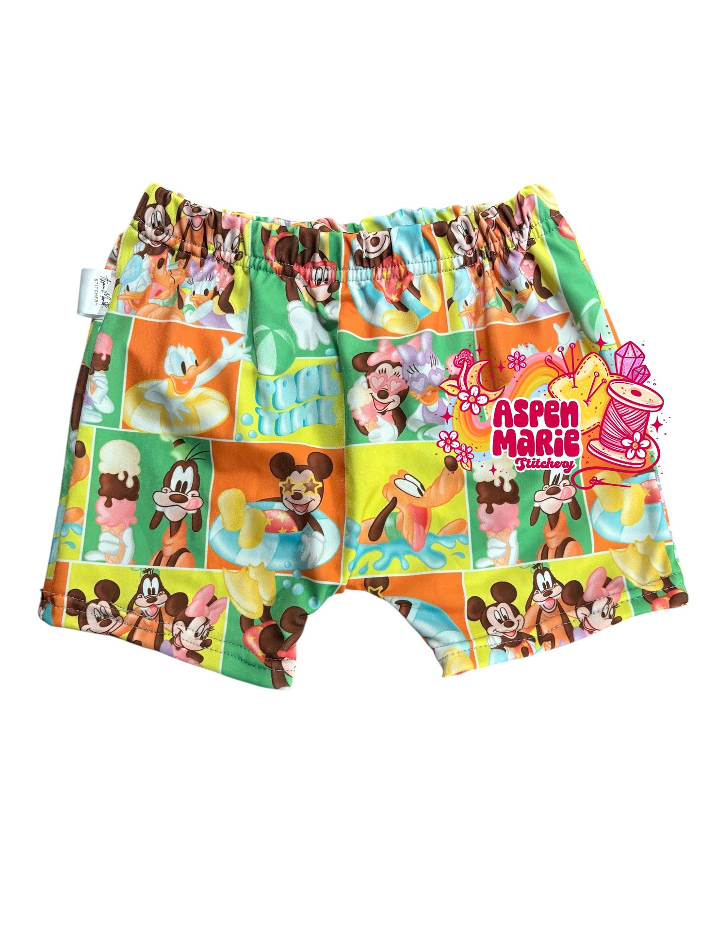 Size 4 Mickey Swim Shorts